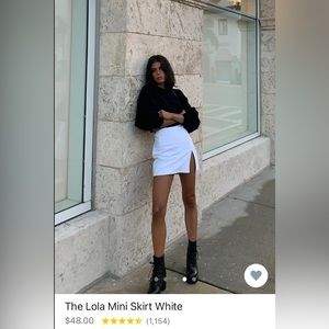 PRINCESS POLLY The Lolita Skirt in White 🕊